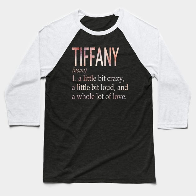 Tiffany Girl Name Definition Baseball T-Shirt by ThanhNga